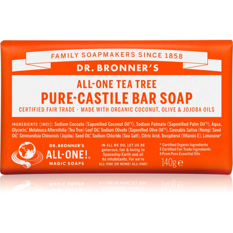 Dr. Bronner’S Tea Tree Sapone Solido 140 G