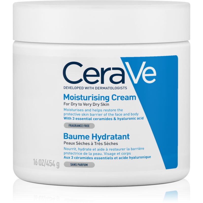 Cerave Moisturizers Crema Idratante Viso E Corpo Per Pelli Secche E Molto Secche 454 G