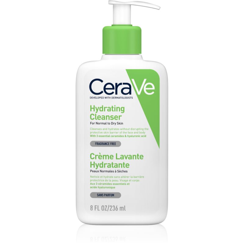 Cerave Hydrating Cleanser Emulsione Detergente Effetto Idratante 236 Ml