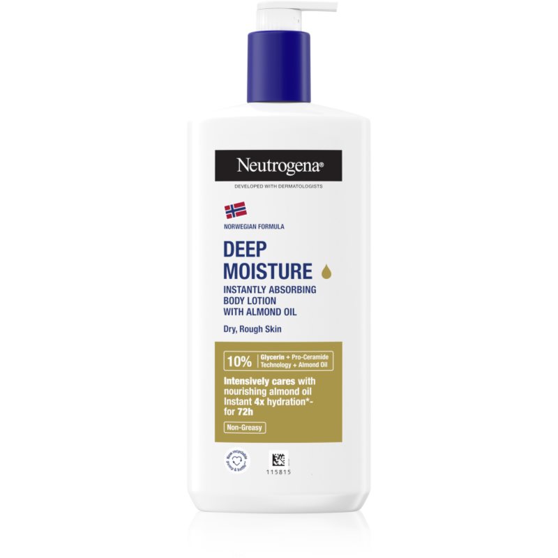 Neutrogena Norwegian Formula® Deep Moisture Crema Di Idratazione Profonda Con Olio 400 Ml