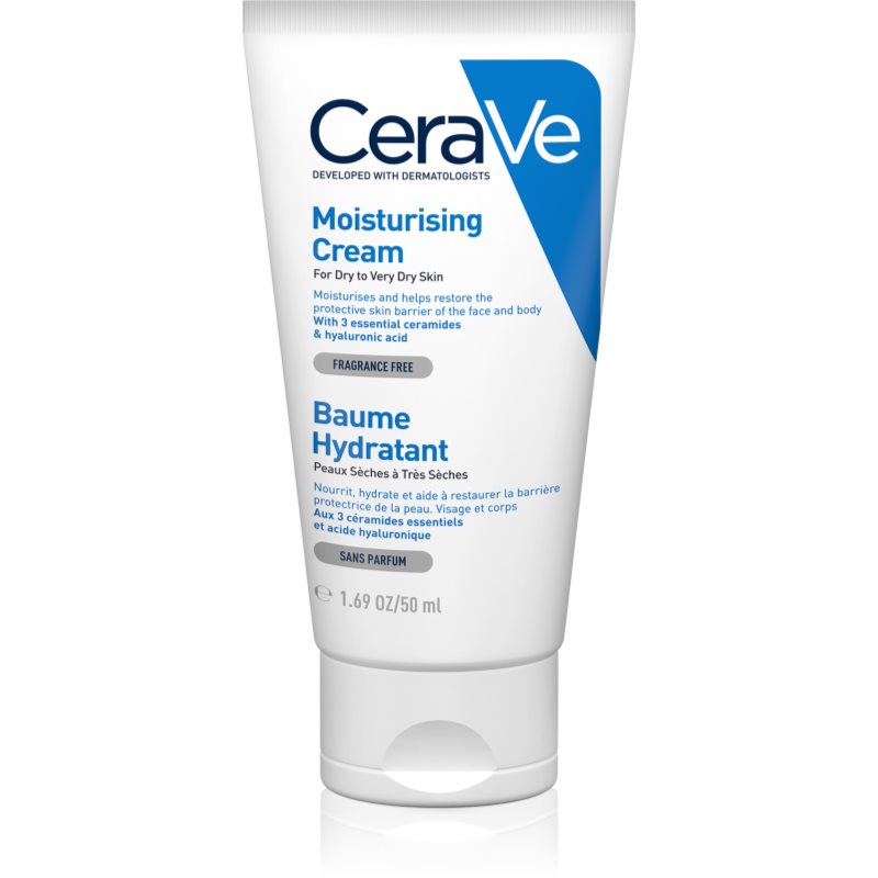 Cerave Moisturizers Crema Idratante Viso E Corpo Per Pelli Secche E Molto Secche 50 Ml