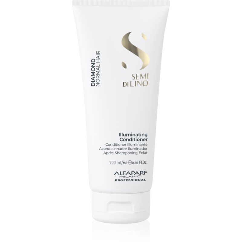 Alfaparf Milano Semi Di Lino Diamond Illuminating Balsamo Illuminante Per Capelli Lucenti E Pettinabili 200 Ml