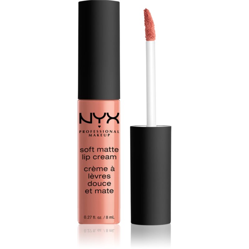 Nyx Professional Makeup Soft Matte Lip Cream Rossetto Liquido Leggero Matte Colore 02 Stockholm 8 Ml