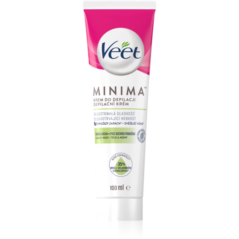 Veet Minima Dry Skin Crema Depilatoria Idratante Per Pelli Secche 100 Ml