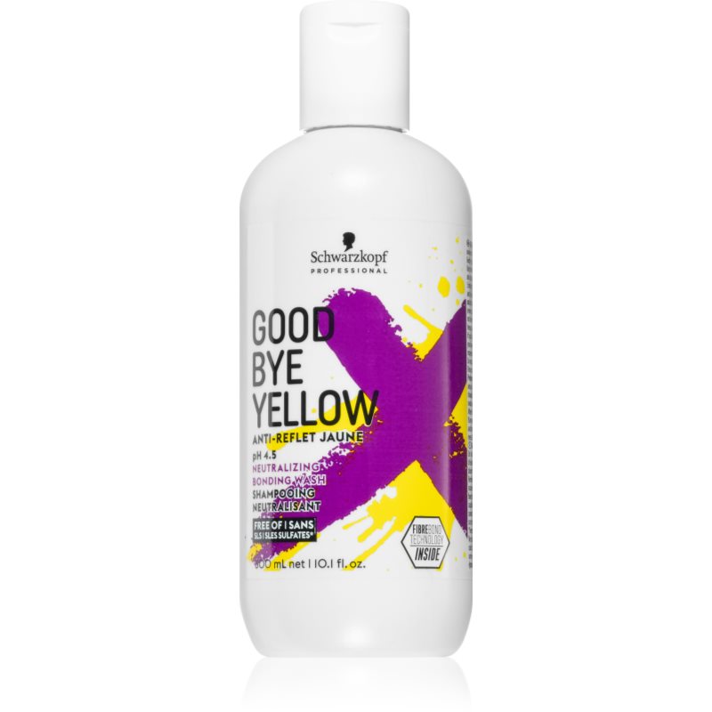 Schwarzkopf Professional Goodbye Yellow Shampoo Anti-Giallo Per Capelli Tinti E Con Mèches 300 Ml