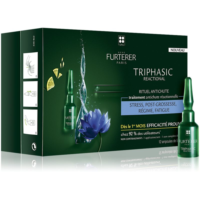 René Furterer Triphasic Reactional Cura Completa Per La Caduta Dei Capelli Reattiva 12X5 Ml
