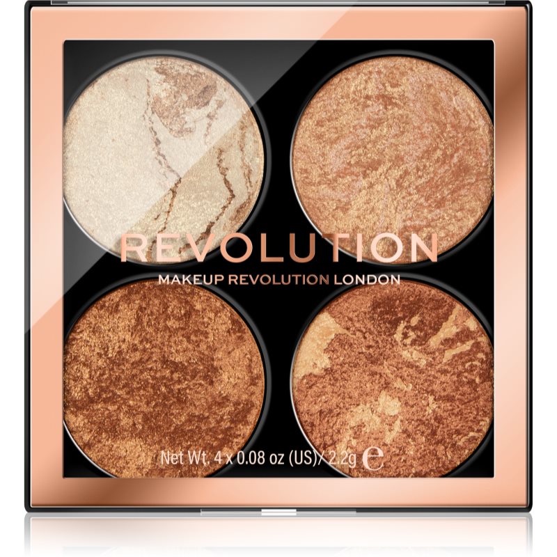 Makeup Revolution Cheek Kit Palette Per Il Viso Colore Don’T Hold Back 4 X 2.2 G