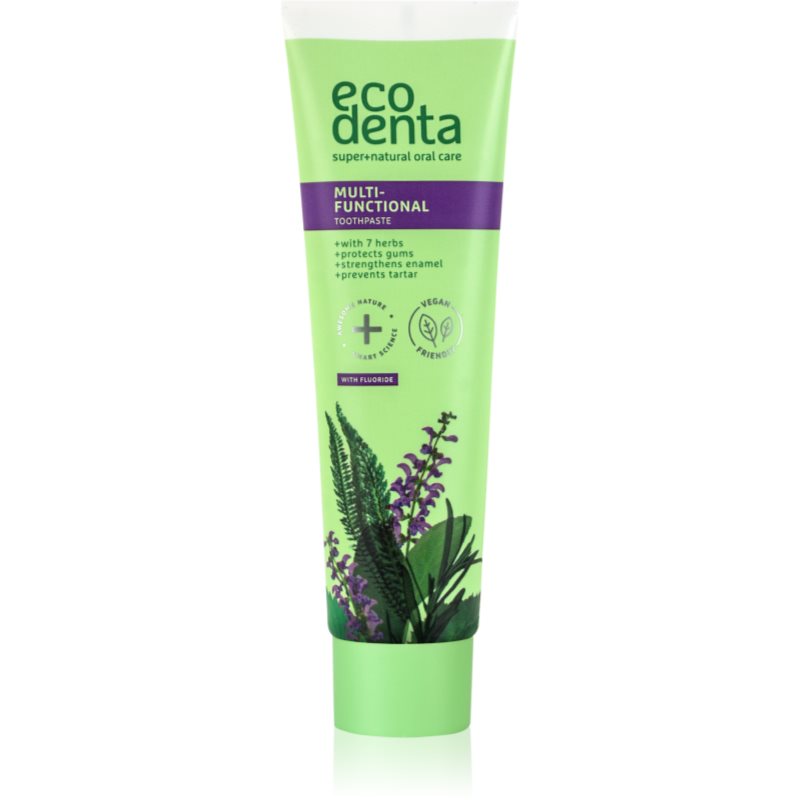 Ecodenta Green Multifunctional Dentifricio Al Fluoro Per Una Protezione Completa Dei Denti 100 Ml