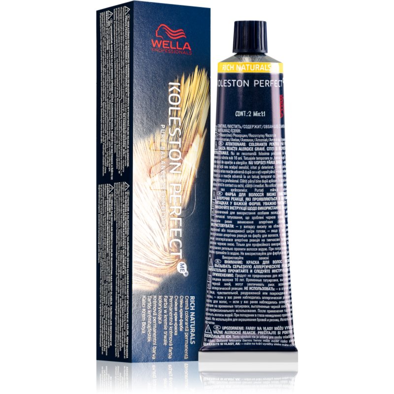 Wella Professionals Koleston Perfect Me+ Rich Naturals Tinta Permanente Per Capelli Colore 9/96 60 Ml