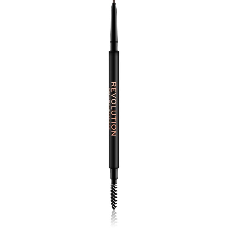 Makeup Revolution Precise Brow Pencil Matita Di Precisione Per Sopracciglia Con Spazzolino Colore Dark Brown 0.05 G