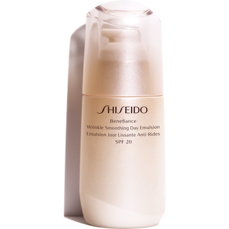 Shiseido Benefiance Wrinkle Smoothing Day Emulsion Emulsione Protettiva Anti-Age Spf 20 75 Ml