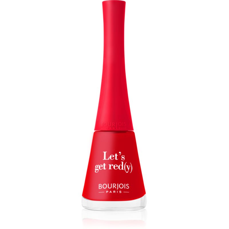 Bourjois 1 Seconde Smalto Per Unghie E Asciugatura Rapida Colore 009 Let'S Get Red(Y) 9 Ml