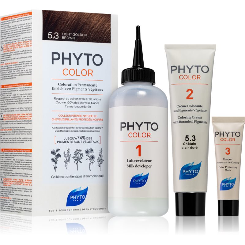 Phyto Color Tinta Per Capelli Senza Ammoniaca Colore 5.3 Light Golden Brown