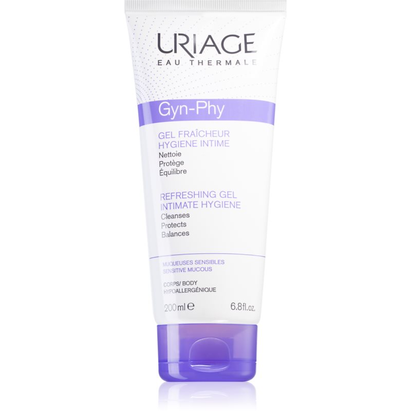Uriage Gyn-Phy Refreshing Gel Intimate Hygiene Gel Rinfrescante Per L'Igiene Intima 200 Ml