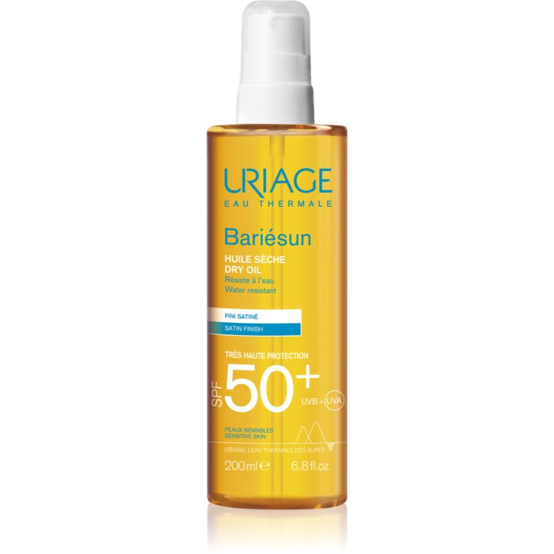 Uriage Bariésun Dry Oil Spf 50+ Olio Abbronzante Secco Spf 50+ 200 Ml