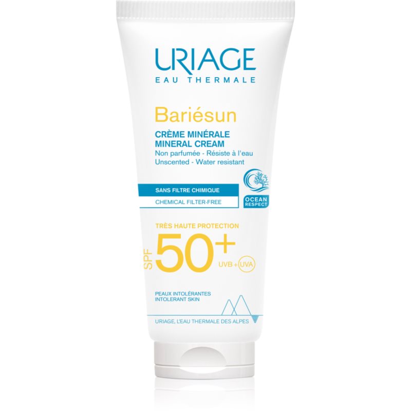 Uriage Bariésun Mineral Cream Spf 50+ Crema Protettiva Minerale Per Viso E Corpo Spf 50+ Waterproof 100 Ml