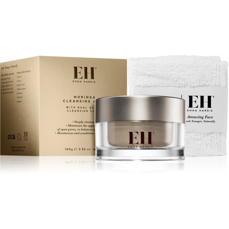 Emma Hardie Amazing Face Moringa Cleansing Balm Balsamo Di Pulizia Profonda + Guanto Di Spugna 100 G