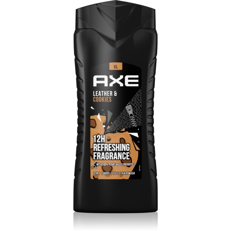 Axe Collision Leather + Cookies Gel Doccia Per Uomo 400 Ml