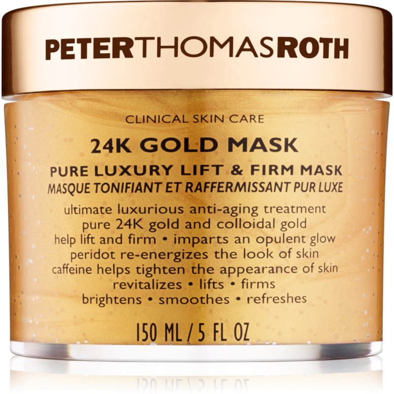 Peter Thomas Roth 24K Gold Mask Maschera Rassodante Di Lusso Viso Con Effetto Lifting 150 Ml