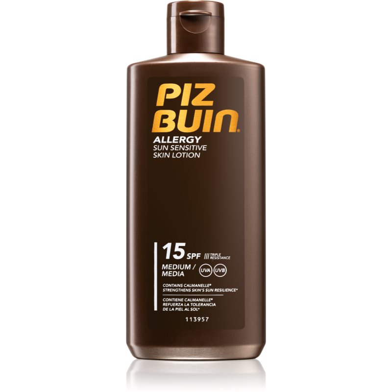 Piz Buin Allergy Latte Abbronzante Per Pelli Sensibili Spf 15 200 Ml