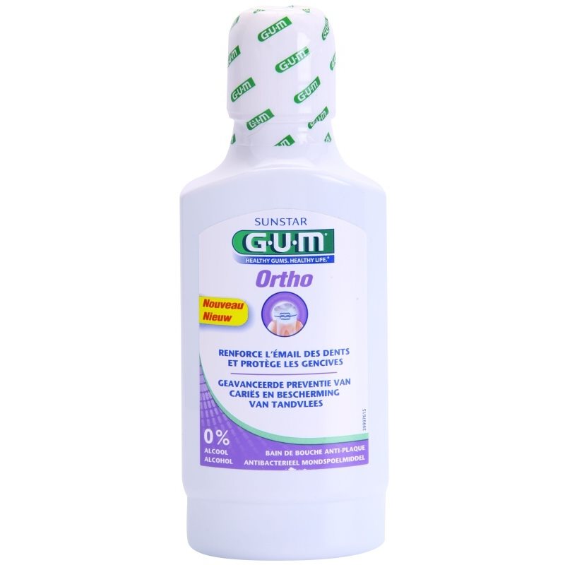 G.U.M Ortho Collutorio Per Portatori Di Apparecchi Fissi 300 Ml
