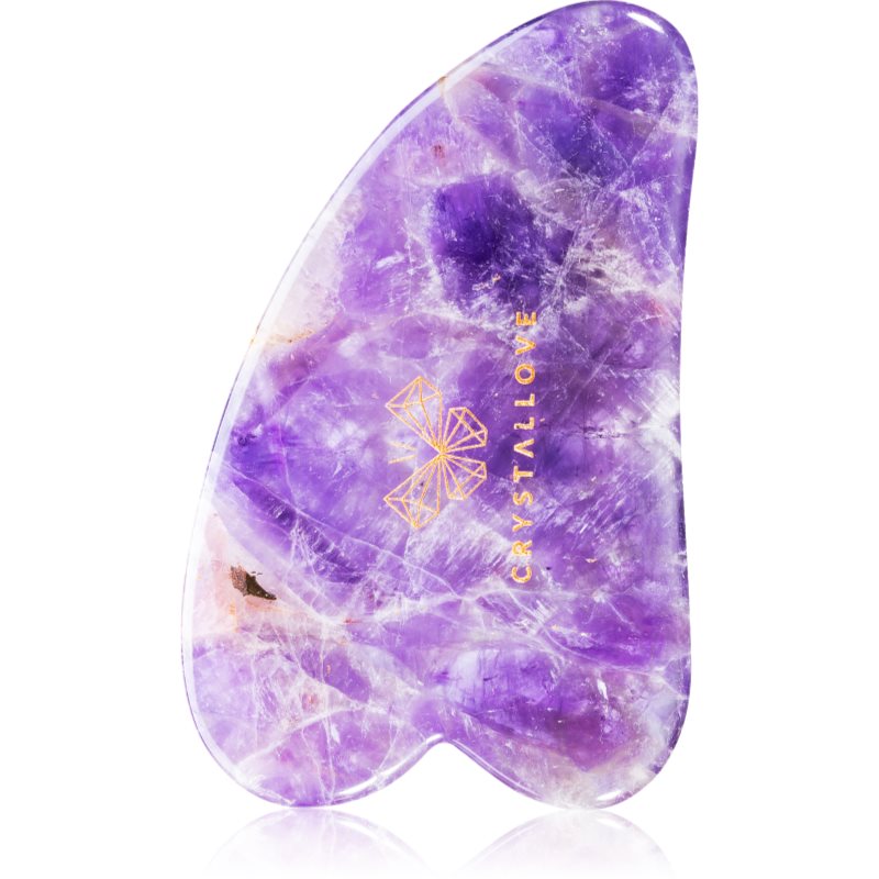 Crystallove Amethyst Gua Sha Attrezzi Per I Massaggi 1 Pz