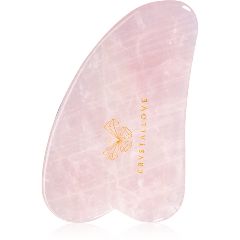 Crystallove Rose Quartz Gua Sha Attrezzi Per I Massaggi 1 Pz