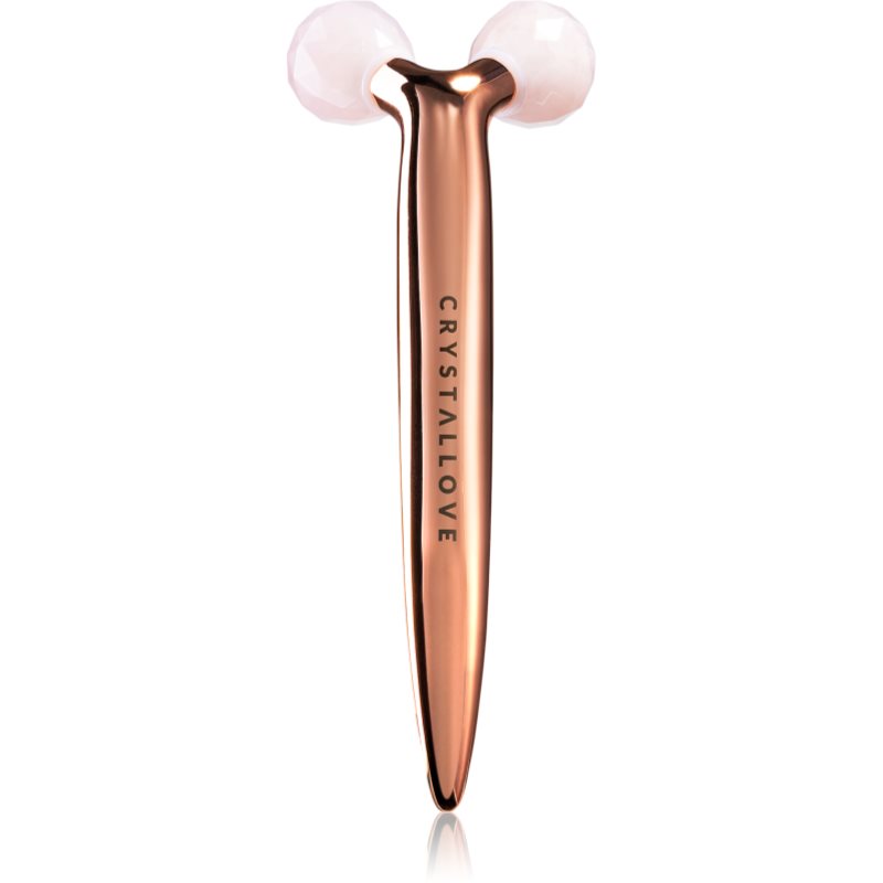 Crystallove Rose Quartz 3D Lift & Sculpt Facial Roller Attrezzi Per I Massaggi 1 Pz