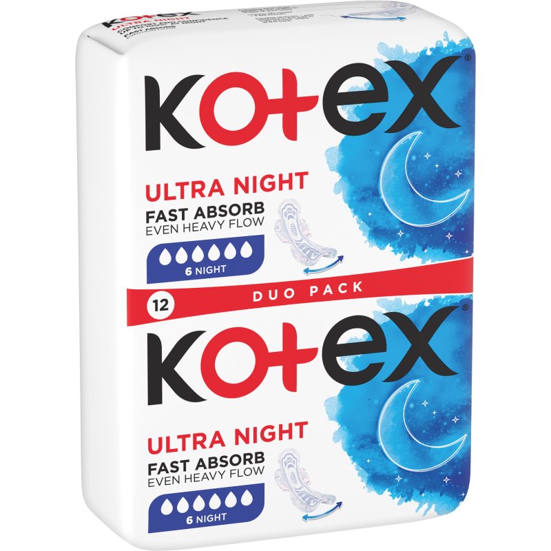 Kotex Ultra Comfort Night Assorbenti 12 Pz