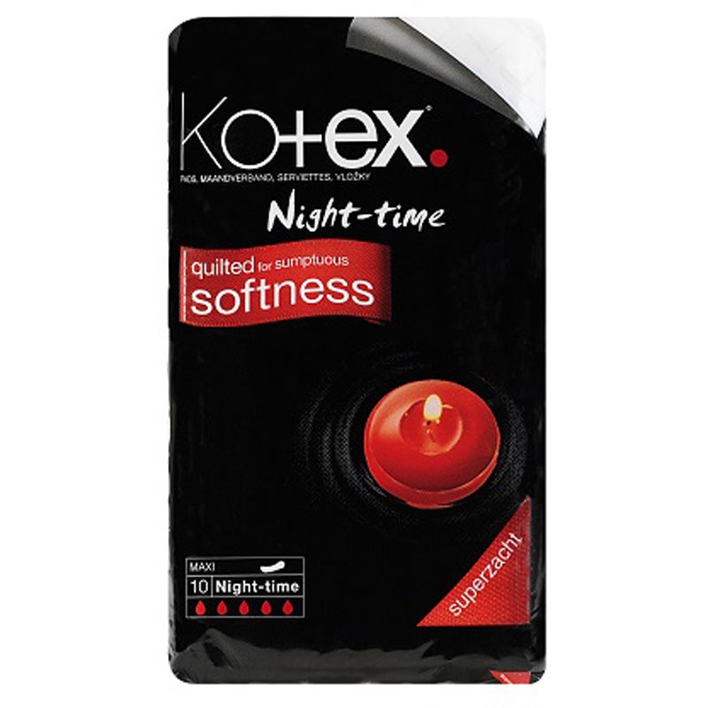 Kotex Night-Time Assorbenti 10 Pz