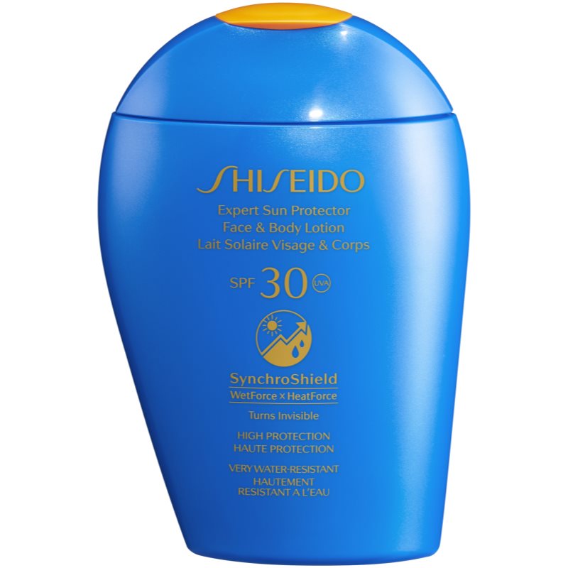 Shiseido Sun Care Expert Sun Protector Face & Body Lotion Latte Abbronzante Per Viso E Corpo Spf 30 150 Ml