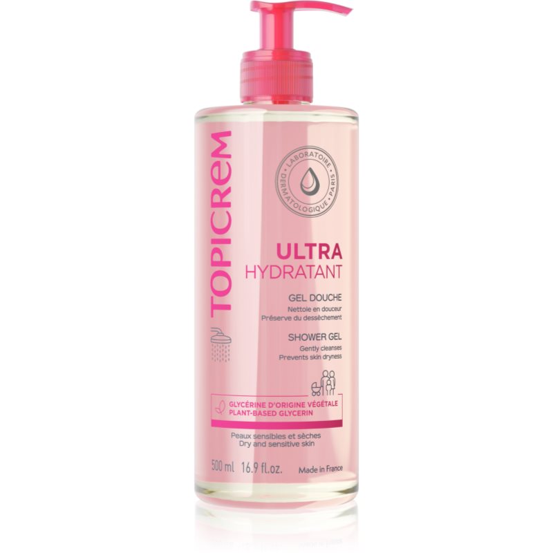 Topicrem Uh Body Gentle Cleansing Gel Gel Detergente Delicato Per Viso, Corpo E Capelli 500 Ml