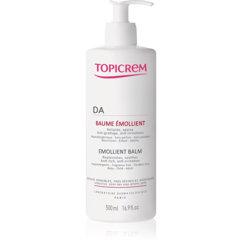 Topicrem Ad Emollient Balm Balsamo Corpo Trattante Per Pelli Molto Secche, Sensibili E Atopiche 500 Ml