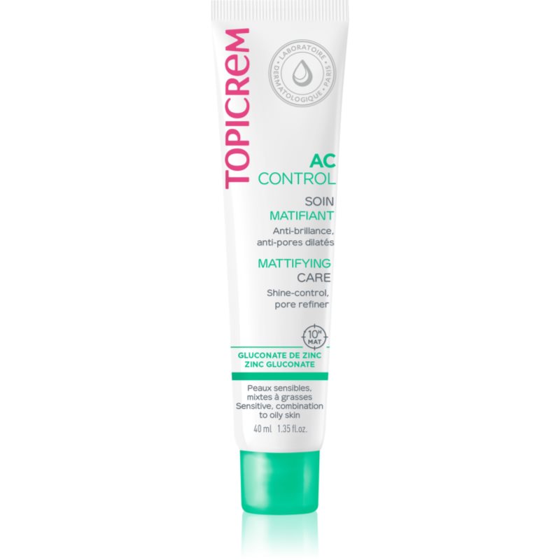 Topicrem Ac Mattifying Care Crema Viso Leggera Effetto Matte 40 Ml