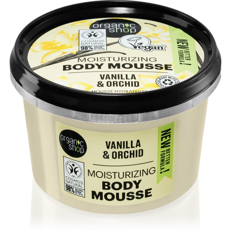 Organic Shop Vanilla & Orchid Mousse Corpo Con Vaniglia 250 Ml