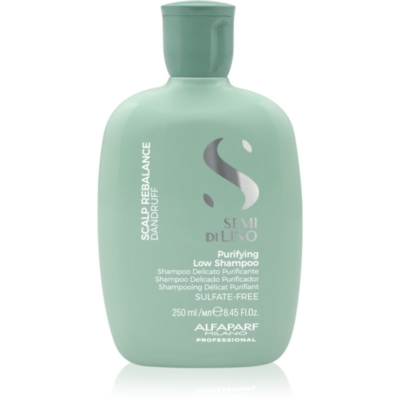 Alfaparf Milano Semi Di Lino Scalp Rebalance Shampoo Detergente Delicato Contro La Forfora 250 Ml