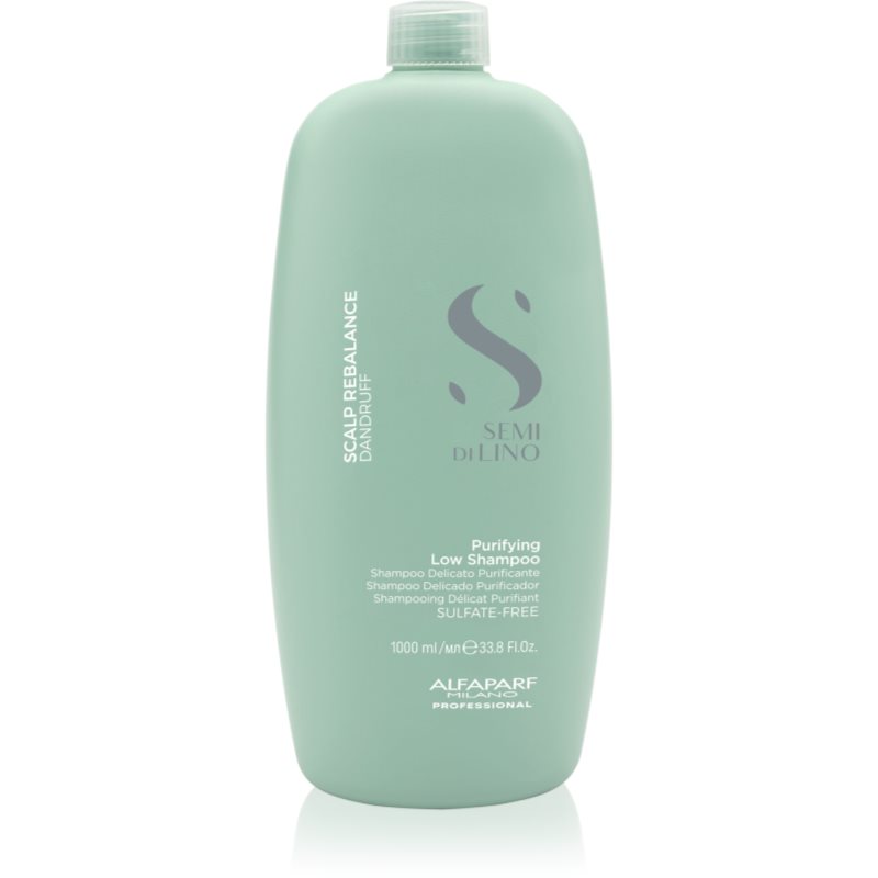 Alfaparf Milano Semi Di Lino Scalp Rebalance Shampoo Detergente Delicato Contro La Forfora 1000 Ml