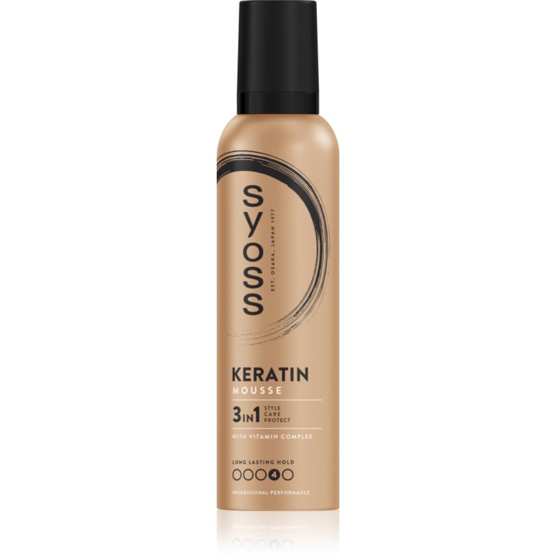 Syoss Keratin Fissante In Mousse Con Cheratina 250 Ml
