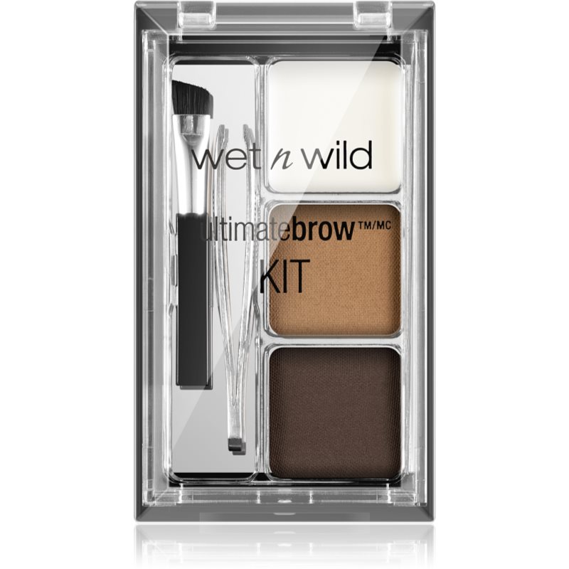 Wet N Wild Ultimate Brow Kit Per Sopracciglia Perfette Colore Ash Brown 2,5 G