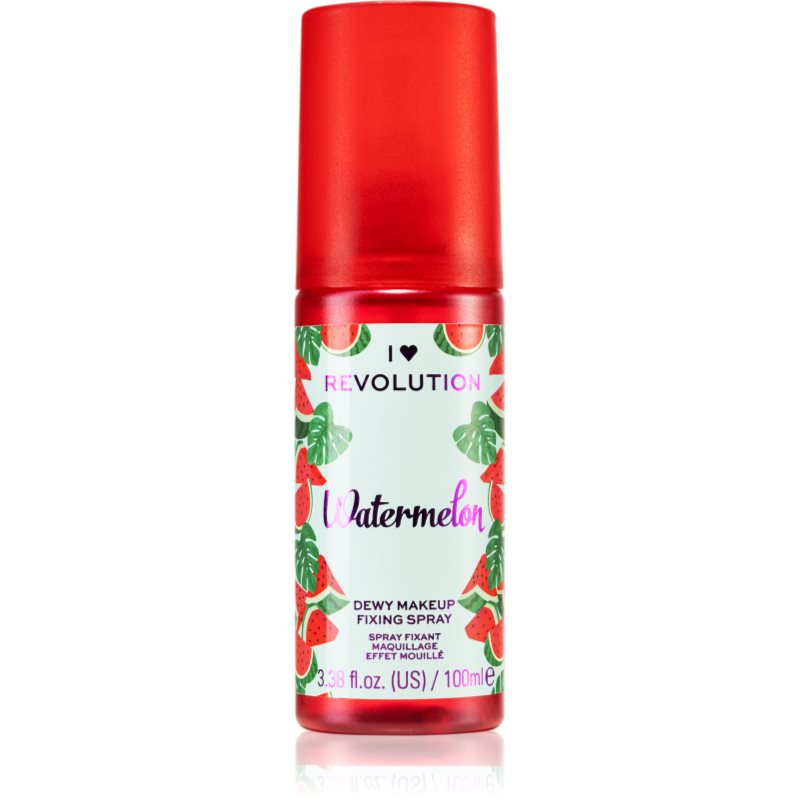 I Heart Revolution Fixing Spray Spray Fissante Illuminante Con Profumazione Watermelon 100 Ml