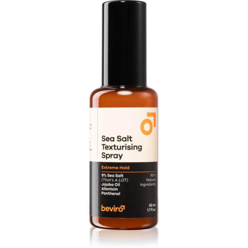 Beviro Sea Salt Texturising Spray Spray Al Sale Per Capelli Fissante Extra Forte 50 Ml
