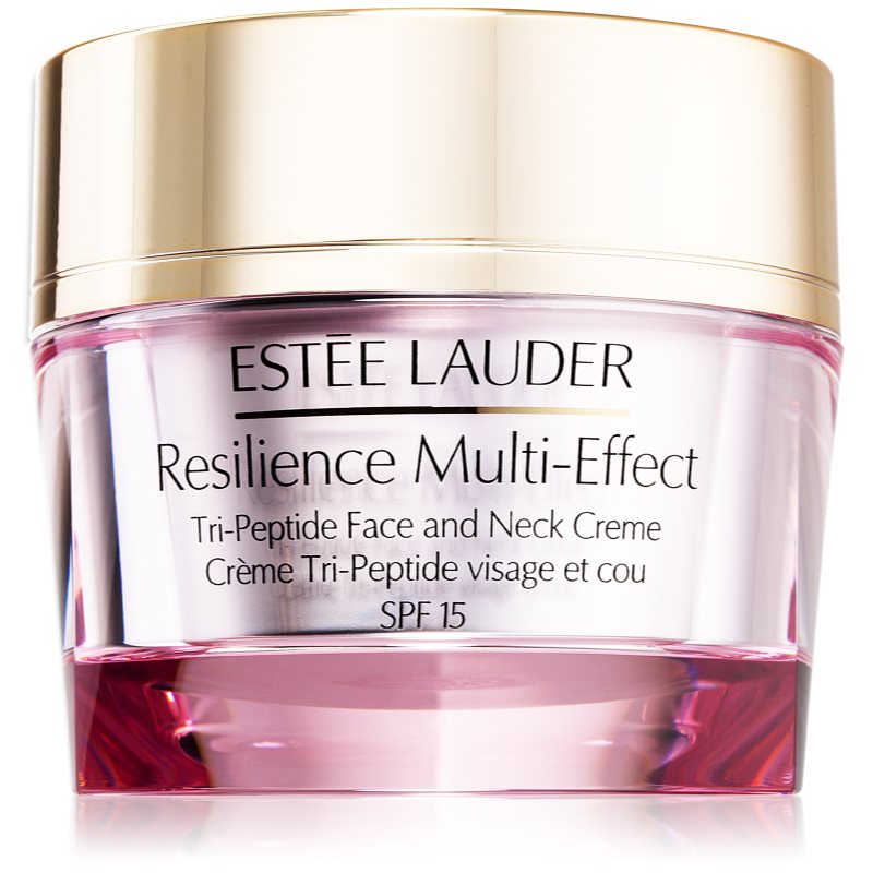 Estée Lauder Resilience Multi-Effect Tri-Peptide Face And Neck Creme Spf 15 Crema Nutriente Intensa Per Pelli Normali E Miste Spf 15 50 Ml