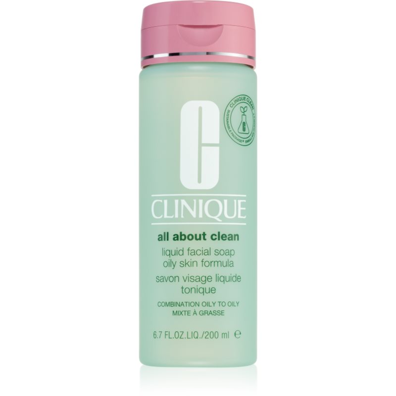 Clinique Liquid Facial Soap Oily Skin Formula Sapone Liquido Per Pelli Grasse E Miste 200 Ml