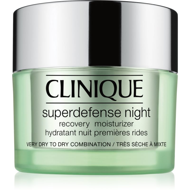 Clinique Superdefense™ Night Recovery Moisturizer Crema Notte Idratante Contro I Primi Segni Di Invecchiamento Della Pelle 50 Ml