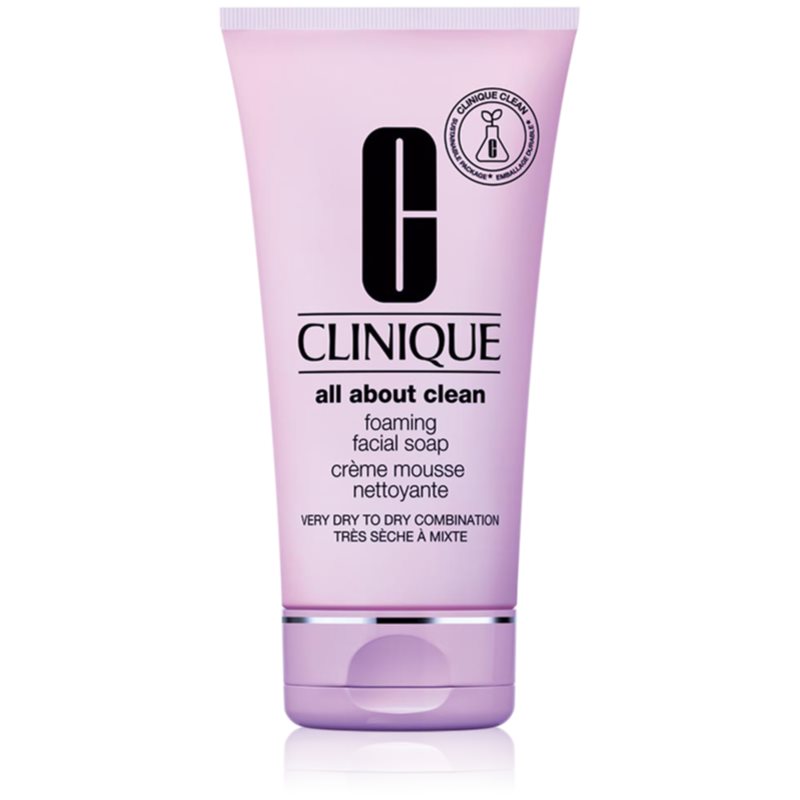 Clinique Foaming Sonic Facial Soap Sapone-Mousse In Crema Per Pelli Secche E Miste 150 Ml