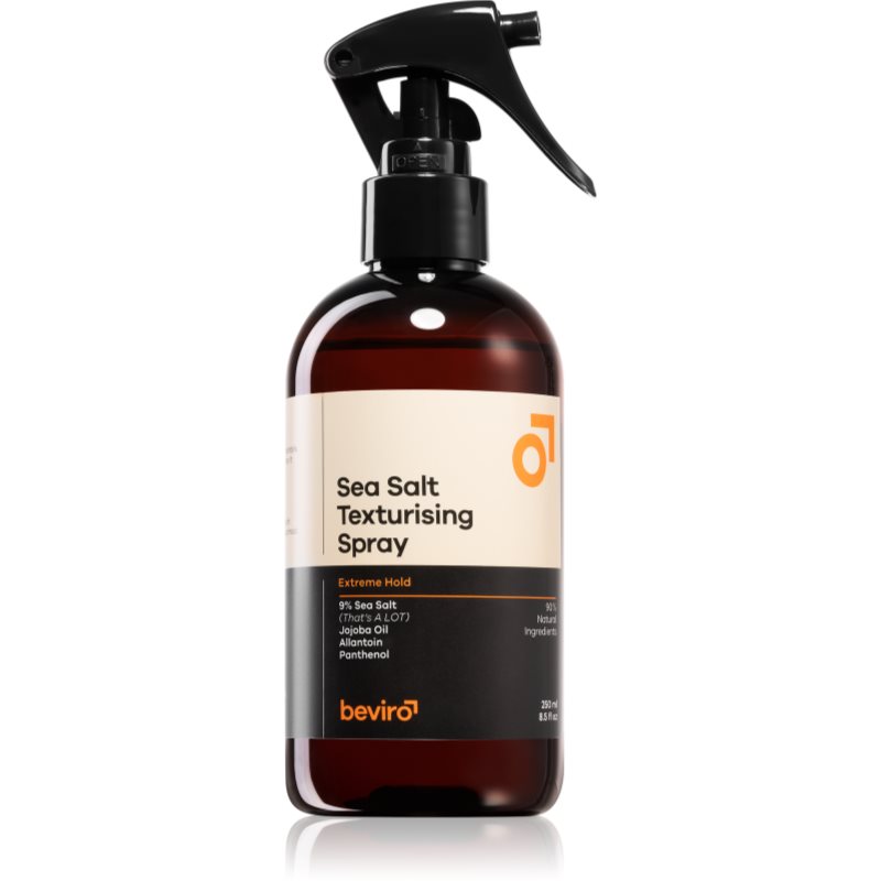 Beviro Sea Salt Texturising Spray Spray Al Sale Per Capelli Fissante Extra Forte 250 Ml