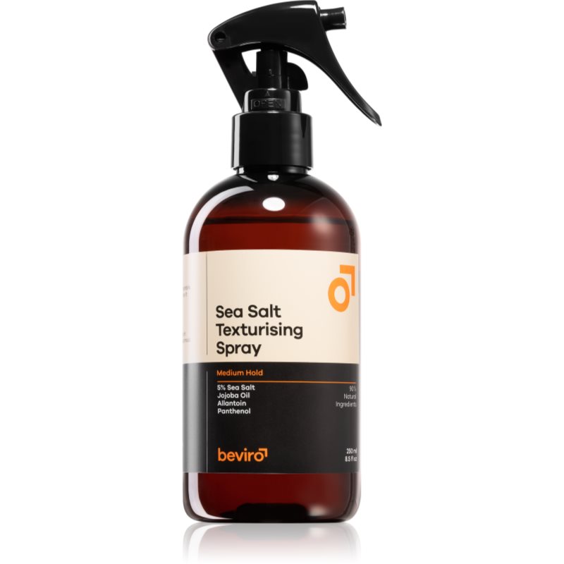 Beviro Sea Salt Texturising Spray Spray Al Sale Per Capelli Fissaggio Medio 250 Ml