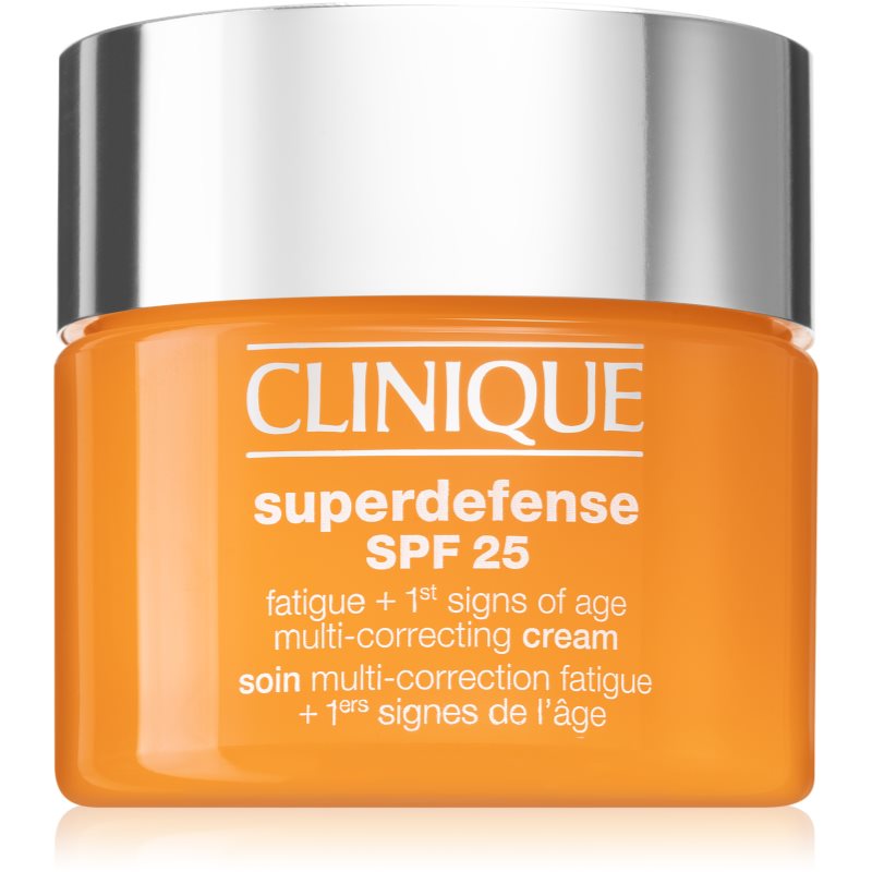 Clinique Superdefense™ Spf 25 Fatigue + 1St Signs Of Age Multi-Correcting Cream Crema Contro I Primi Segni Di Invecchiamento Per Pelli Grasse E Miste