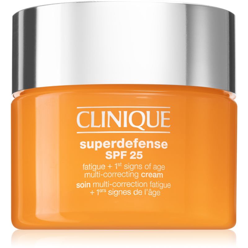 Clinique Superdefense™ Spf 25 Fatigue + 1St Signs Of Age Multi-Correcting Cream Crema Contro I Primi Segni Di Invecchiamento Per Pelli Grasse E Miste