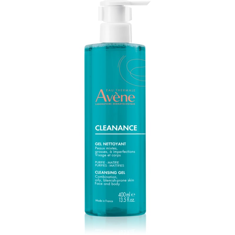 Avène Cleanance Gel Detergente Per Pelli Grasse Con Tendenza All'Acne 400 Ml